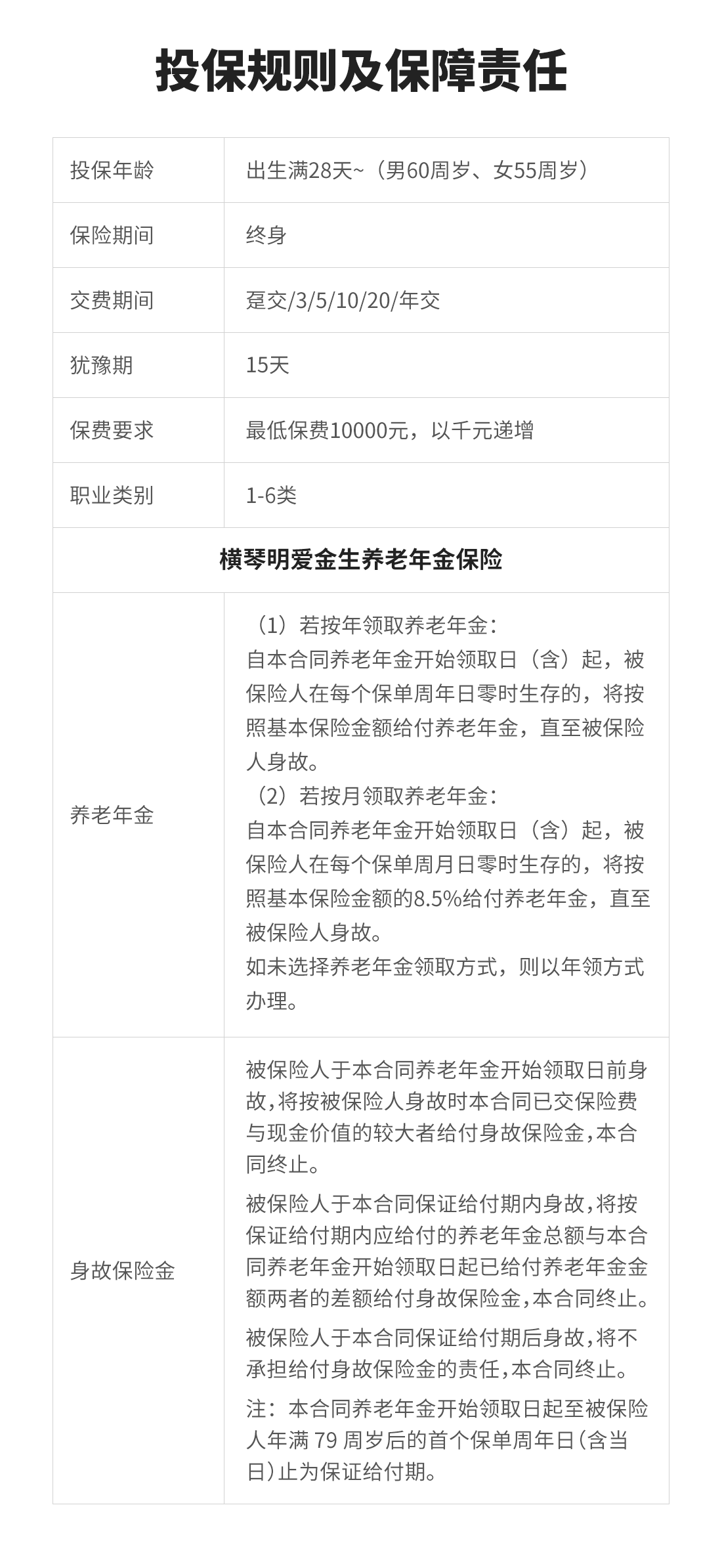 横琴明爱金生养老年金保险怎么样_明爱金生养老金值得买吗？(图2)