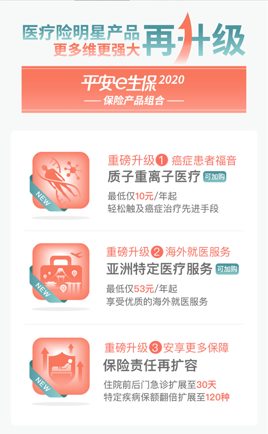 平安e生保2020保险产品组合(图2)