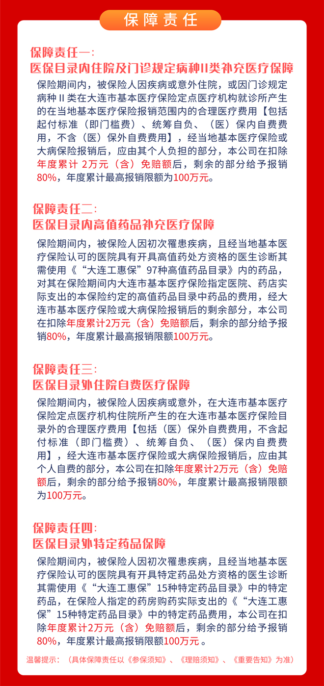 惠民保·2021年大连工惠保开售！欢迎咨询！(图5)