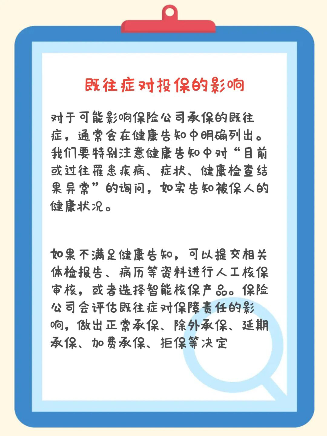 既往症对投保理赔的影响